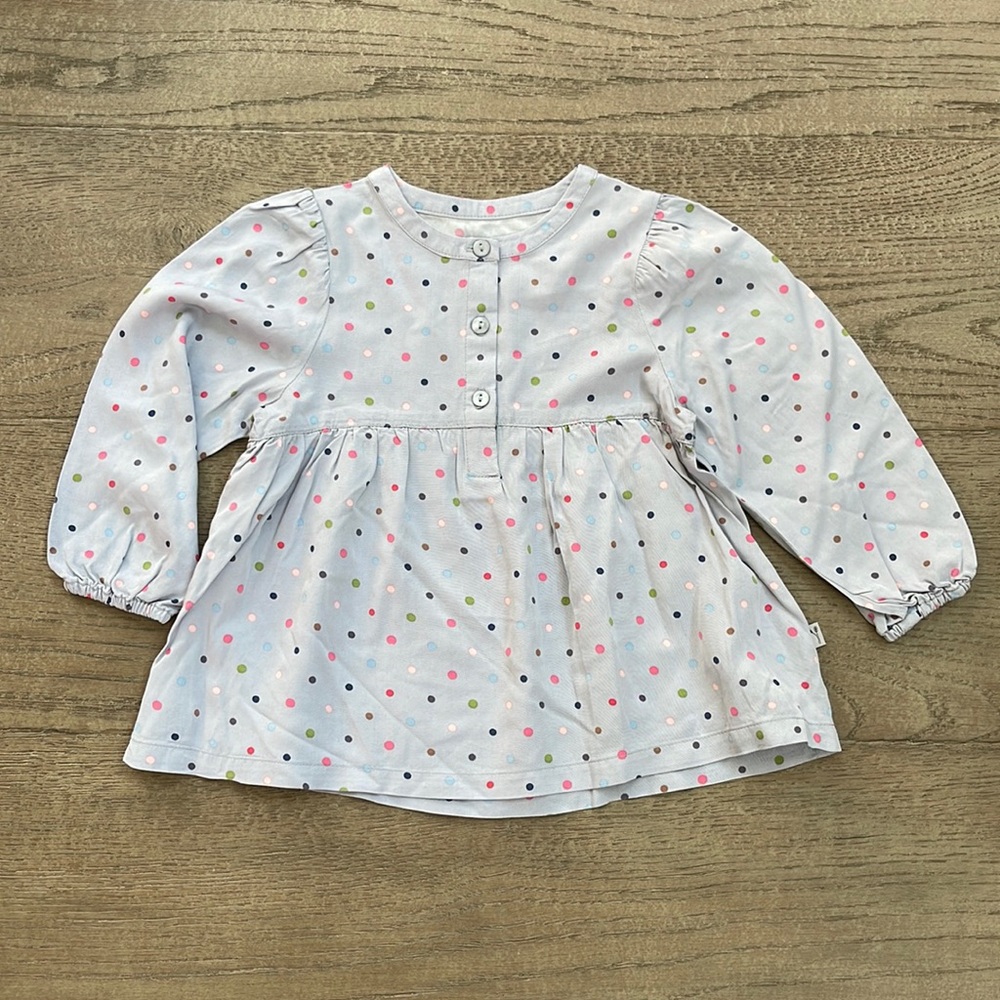 Girls Wheat Bamboo Shirt Felicia, Dot, NWT